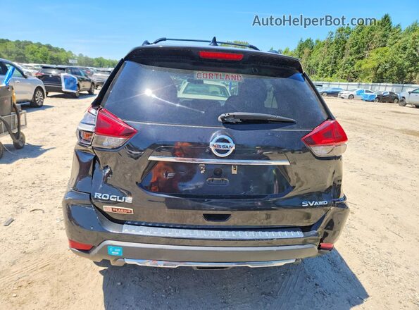 5N1AT2MV5HC848846 2017 NISSAN ROGUE Black Вид ззаду