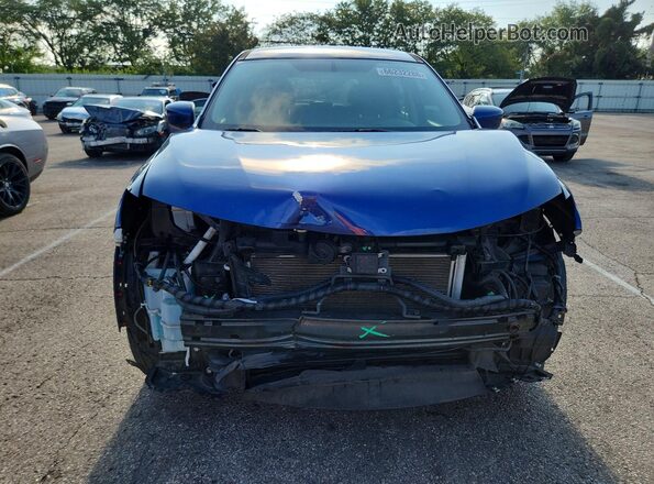 5N1AT2MV5HC849706 2017 NISSAN ROGUE Синий Вид спереди