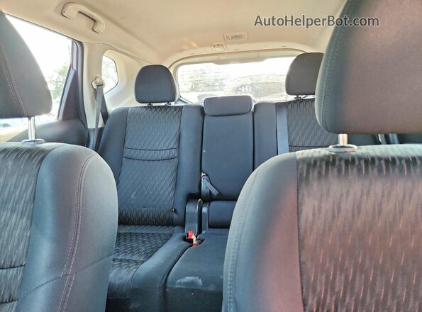 5N1AT2MV5HC849706 2017 NISSAN ROGUE Синий Вид задних сидений