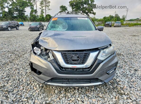 5N1AT2MV5JC758991 2018 NISSAN ROGUE Gray წინა ხედი