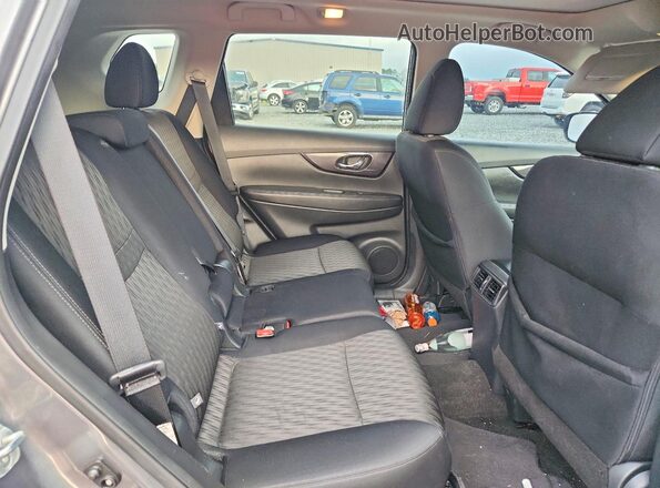 5N1AT2MV5JC758991 2018 NISSAN ROGUE Gray უკანა სალონის ხედი