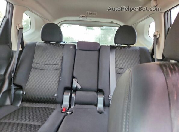 5N1AT2MV5JC758991 2018 NISSAN ROGUE Gray უკანა სავარძლების ხედი