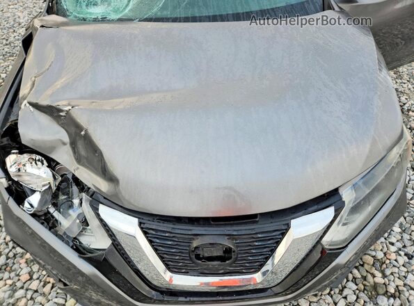 5N1AT2MV5JC758991 2018 NISSAN ROGUE Gray ძრავის განყოფილების ხედი