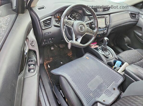 5N1AT2MV5JC758991 2018 NISSAN ROGUE Gray წინა პანელის ხედი
