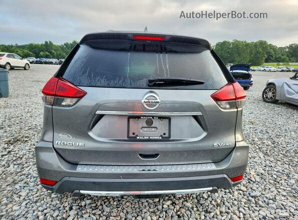 5N1AT2MV5JC758991 2018 NISSAN ROGUE Gray უკანა ხედი