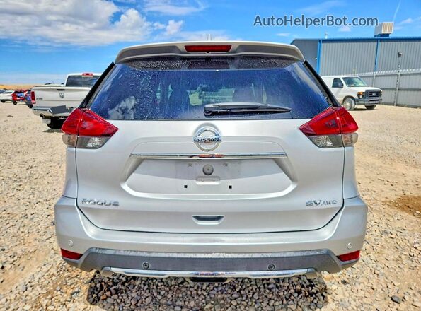 5N1AT2MV5KC731906 2019 NISSAN ROGUE Silver Вид ззаду