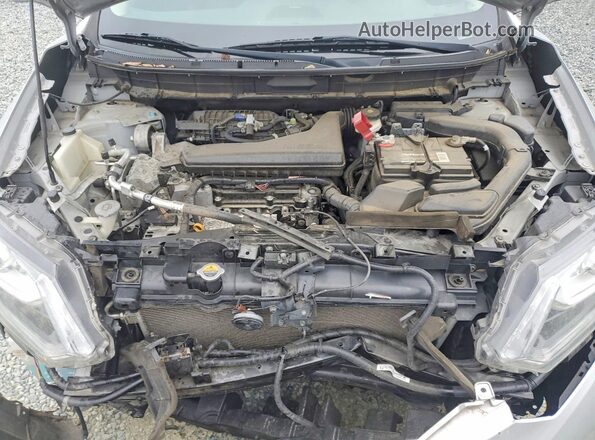 5N1AT2MV6GC861460 2016 NISSAN ROGUE Silver ძრავის განყოფილების ხედი