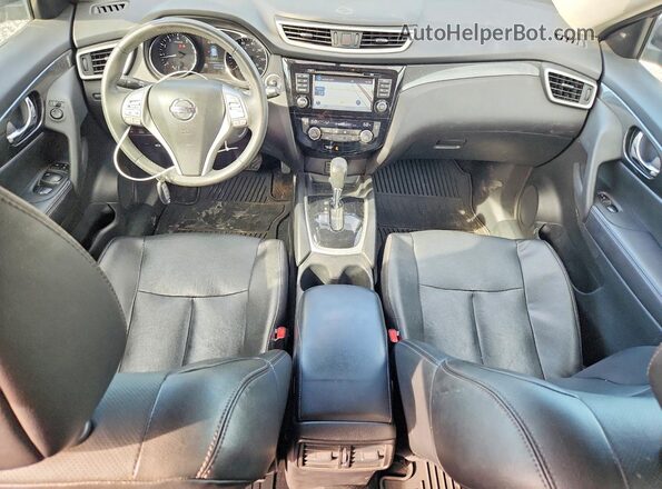 5N1AT2MV7GC869759 2016 NISSAN ROGUE Blue Առջևի վահանակի տեսք