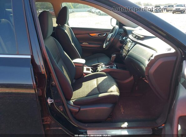 5N1AT2MV7HC805349 2017 NISSAN ROGUE Black Widok wnętrza z przodu