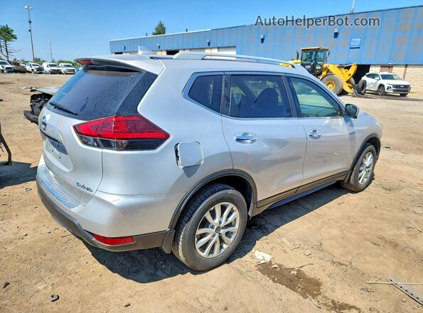 5N1AT2MV7HC896798 2017 NISSAN ROGUE Серебряный Задняя правая четверть