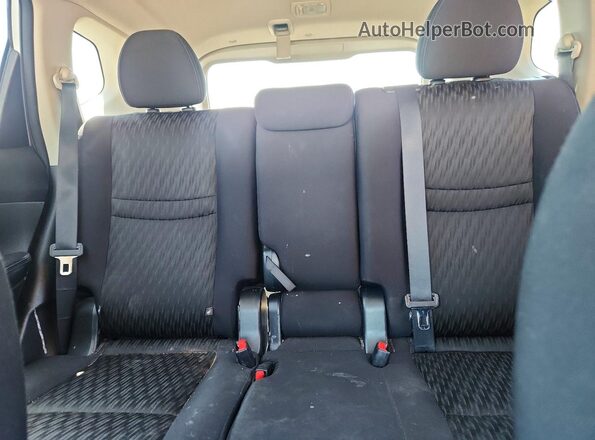 5N1AT2MV7HC896798 2017 NISSAN ROGUE Серебряный Вид задних сидений