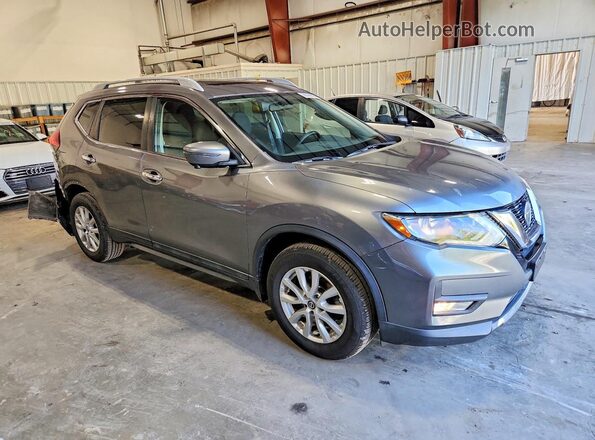 5N1AT2MV7JC757521 2018 NISSAN ROGUE Gray Przód prawy