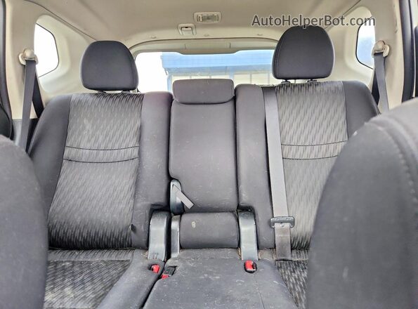 5N1AT2MV7JC787134 2018 NISSAN ROGUE Black Widok tylnych siedzeń