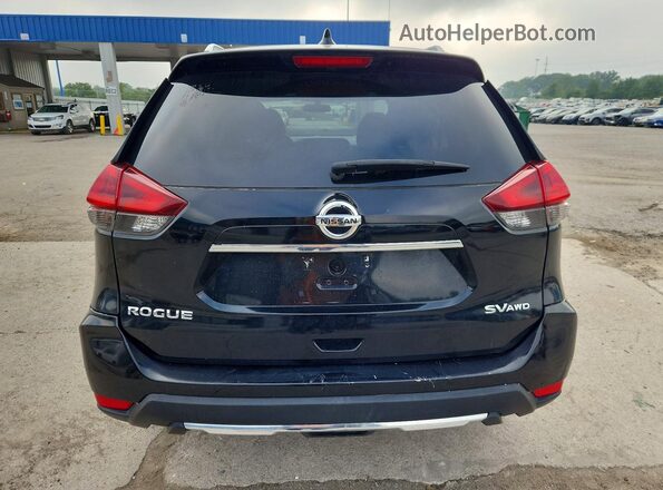 5N1AT2MV7JC787134 2018 NISSAN ROGUE Black Widok z tyłu
