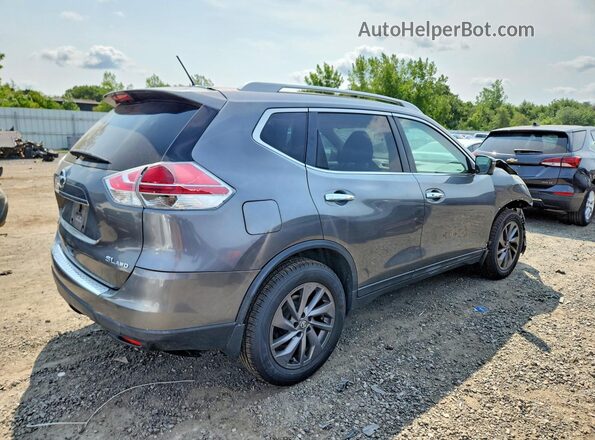 5N1AT2MV8GC800188 2016 NISSAN ROGUE Gray Задня права чверть