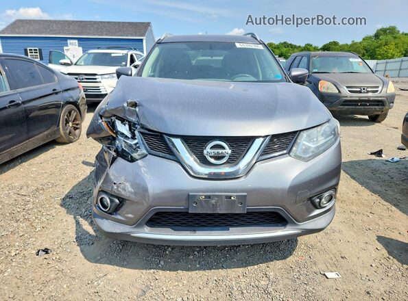 5N1AT2MV8GC800188 2016 NISSAN ROGUE Gray Вид спереду