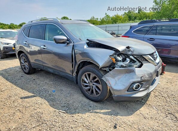 5N1AT2MV8GC800188 2016 NISSAN ROGUE Gray Передня права чверть