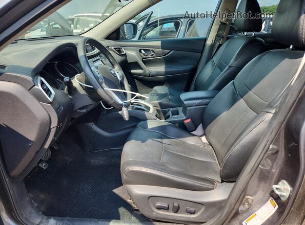 5N1AT2MV8GC800188 2016 NISSAN ROGUE Gray Вид салону спереду