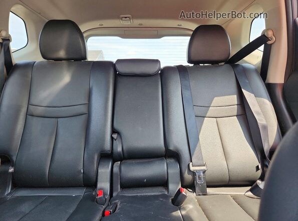 5N1AT2MV8GC800188 2016 NISSAN ROGUE Gray Вид задніх сидінь