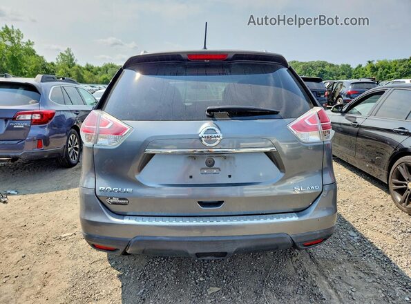 5N1AT2MV8GC800188 2016 NISSAN ROGUE Gray Вид ззаду
