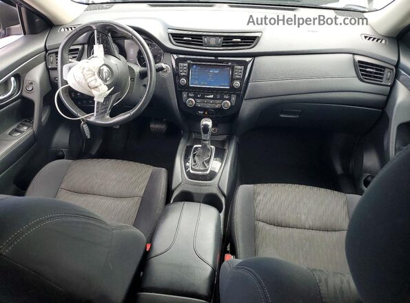 5N1AT2MV8HC869609 2017 NISSAN ROGUE Blue წინა პანელის ხედი