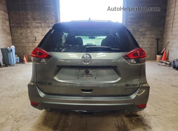 5N1AT2MV8JC748410 2018 NISSAN ROGUE Gray Widok z tyłu