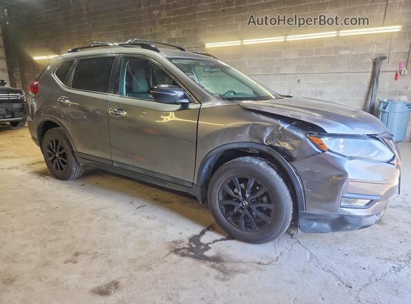5N1AT2MV8JC748410 2018 NISSAN ROGUE Gray Przód prawy