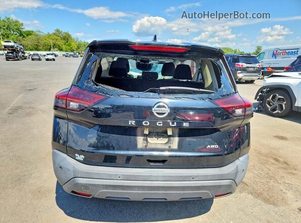 5N1AT3AB5MC790571 2021 NISSAN ROGUE Black უკანა ხედი