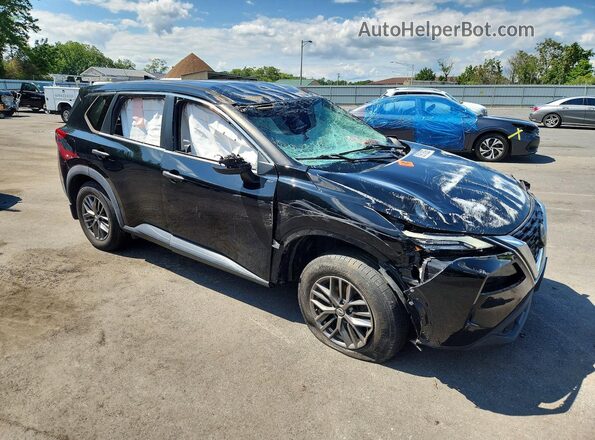5N1AT3AB5MC790571 2021 NISSAN ROGUE Black წინა მარჯვენა
