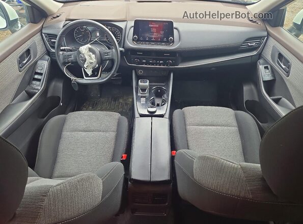 5N1AT3AB8NC687727 2022 NISSAN ROGUE Белый Вид панели приборов