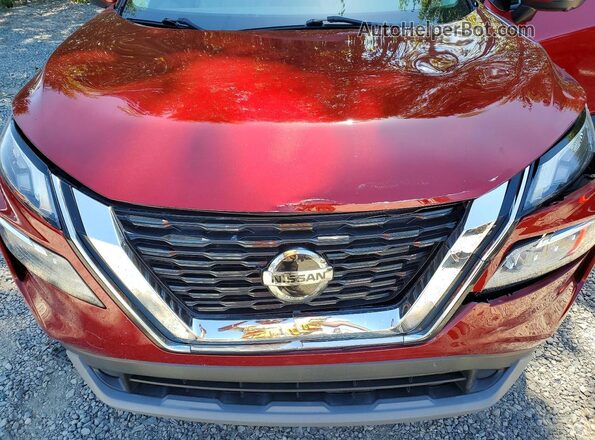 5N1AT3BA2MC747859 2021 NISSAN ROGUE Red Vista del compartimento del motor