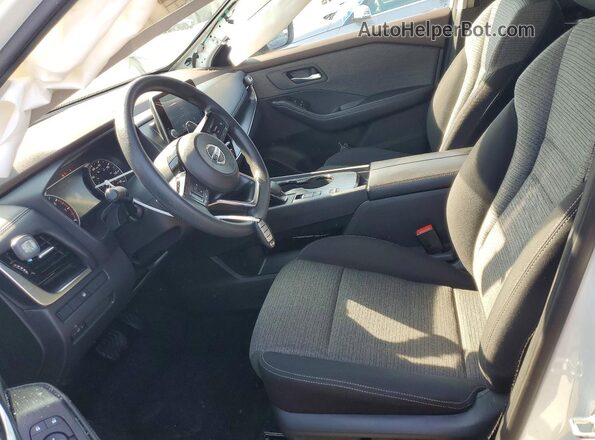 5N1AT3BA2MC821183 2021 NISSAN ROGUE White Вид салону спереду