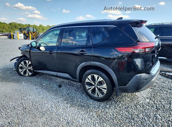 5N1AT3BA3MC808586 2021 NISSAN ROGUE Black Հետևի ձախ