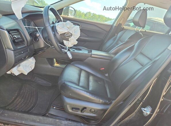 5N1AT3BA3MC808586 2021 NISSAN ROGUE Black Սալոնի դիմացի տեսք
