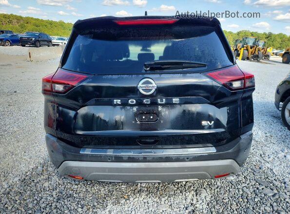 5N1AT3BA3MC808586 2021 NISSAN ROGUE Black Հետևի տեսք
