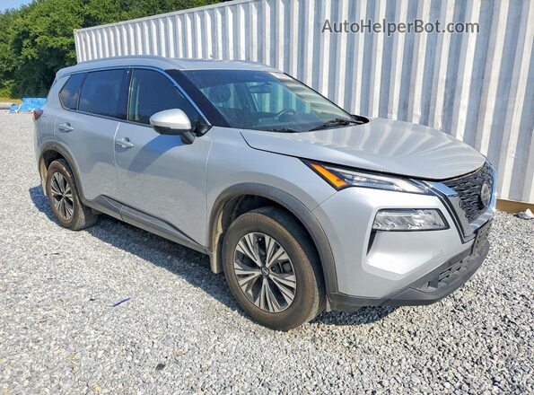 5N1AT3BA7MC681888 2021 NISSAN ROGUE Silver Delantero derecho