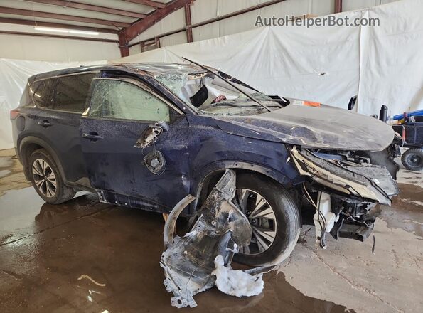 5N1AT3BA9MC725051 2021 NISSAN ROGUE Blue 
