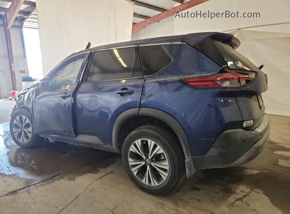 5N1AT3BA9MC725051 2021 NISSAN ROGUE Blue 