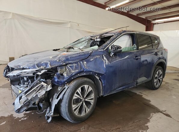 5N1AT3BA9MC725051 2021 NISSAN ROGUE Blue 
