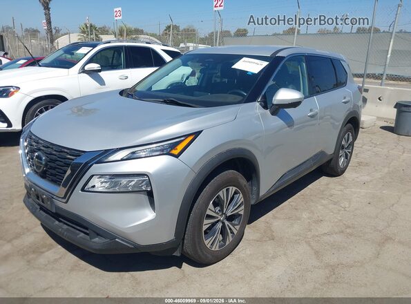 5N1AT3BA9MC729567 2021 NISSAN ROGUE Silver Front left