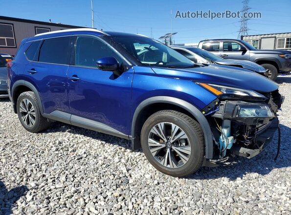 5N1AT3BA9MC809628 2021 NISSAN ROGUE Blue წინა მარჯვენა