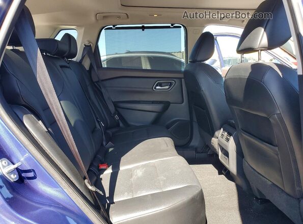 5N1AT3BA9MC809628 2021 NISSAN ROGUE Blue უკანა სალონის ხედი