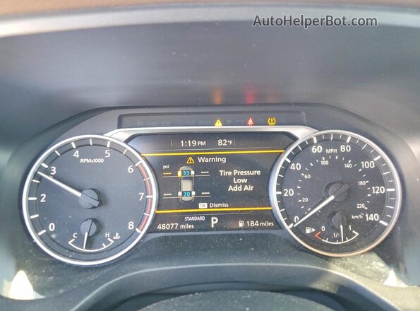 5N1AT3BA9MC809628 2021 NISSAN ROGUE Blue ხელსაწყოთა პანელის ხედი