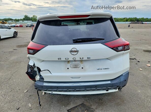 5N1AT3BB0MC723116 2021 NISSAN ROGUE White უკანა ხედი
