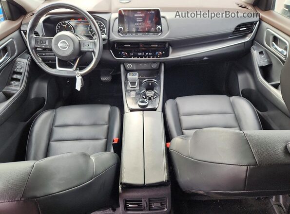 5N1AT3BB0MC723116 2021 NISSAN ROGUE White წინა პანელის ხედი