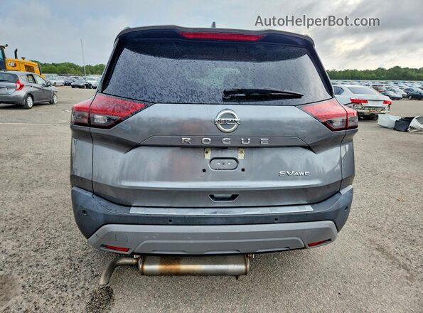 5N1AT3BB4MC798403 2021 NISSAN ROGUE Charcoal Հետևի տեսք