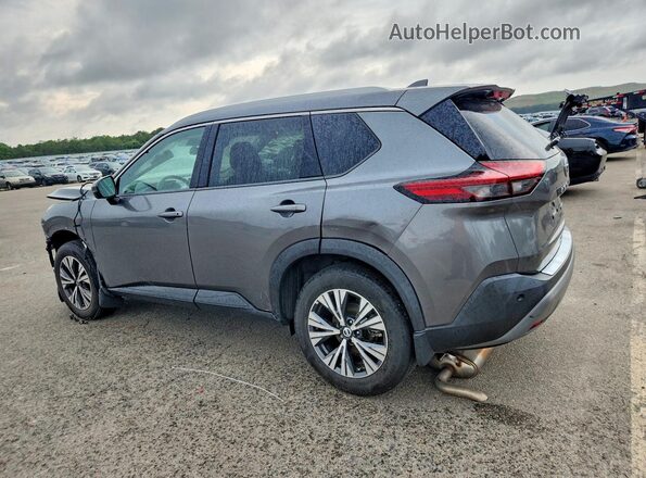 5N1AT3BB4MC798403 2021 NISSAN ROGUE Charcoal Հետևի ձախ