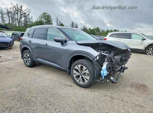 5N1AT3BB4MC798403 2021 NISSAN ROGUE Charcoal Առջևի աջ