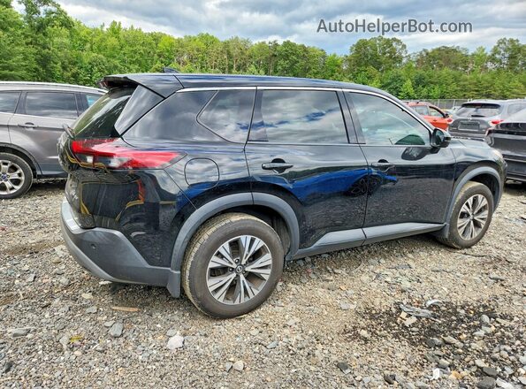 5N1AT3BB7MC681432 2021 NISSAN ROGUE Black Rear right