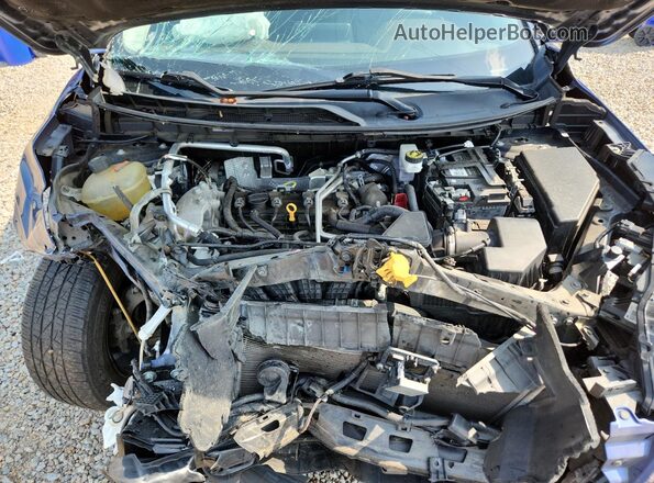 5N1AT3BB7MC733903 2021 NISSAN ROGUE Blue Вид підкапотного простору